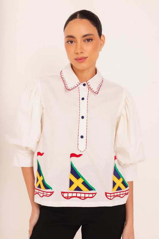 Camisa Navegantes - off