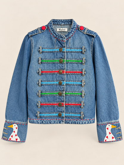 Jaqueta Napoleão Fazendinha - jeans