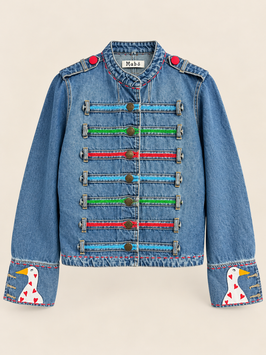 Jaqueta Napoleão Fazendinha - jeans