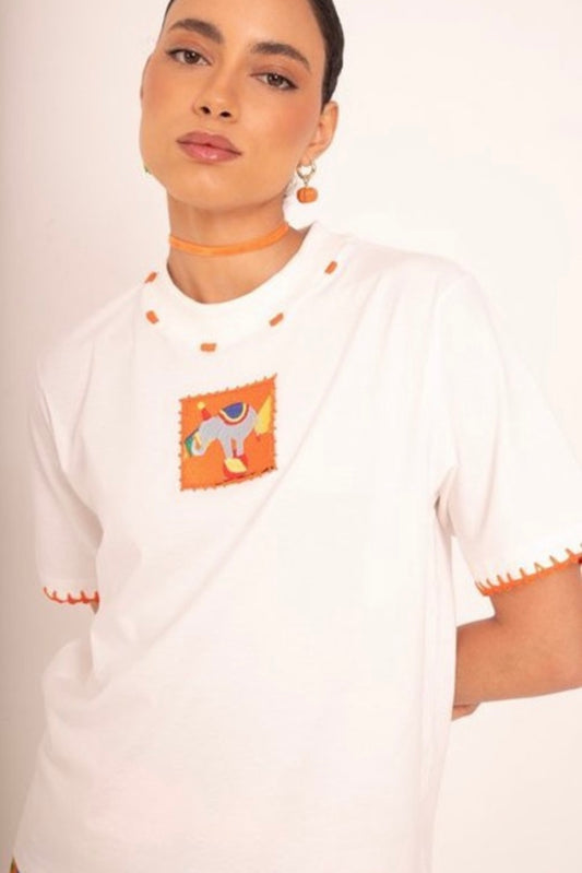 T-Shirt Elefante - off