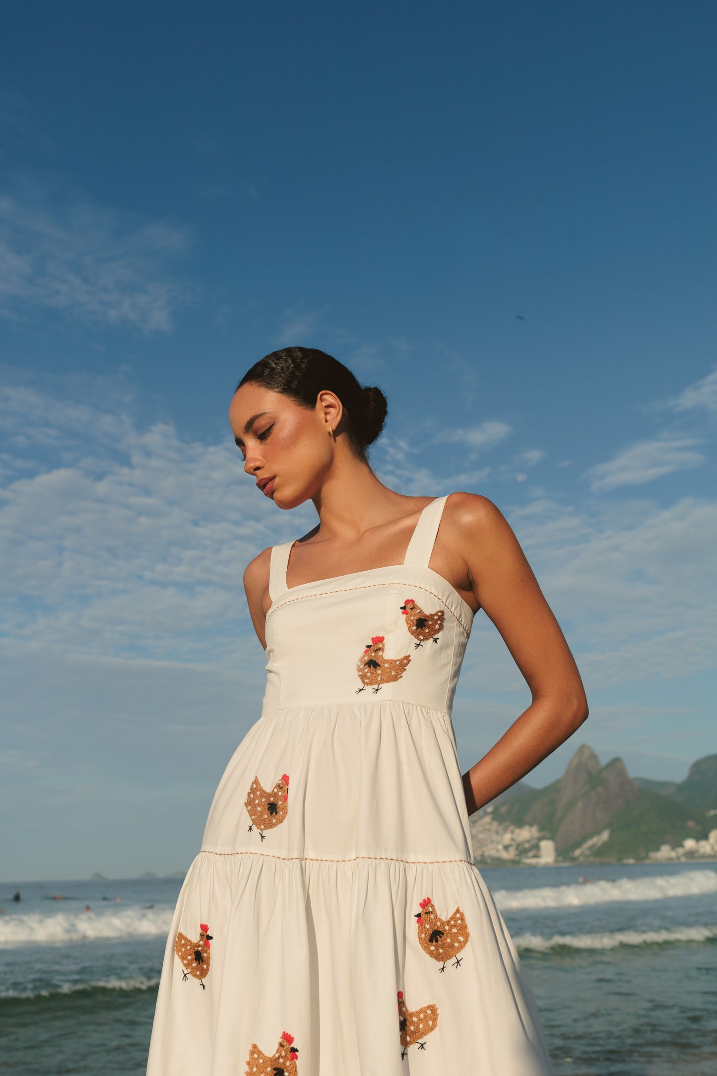 Vestido Amanda Galinha d'Angola - off