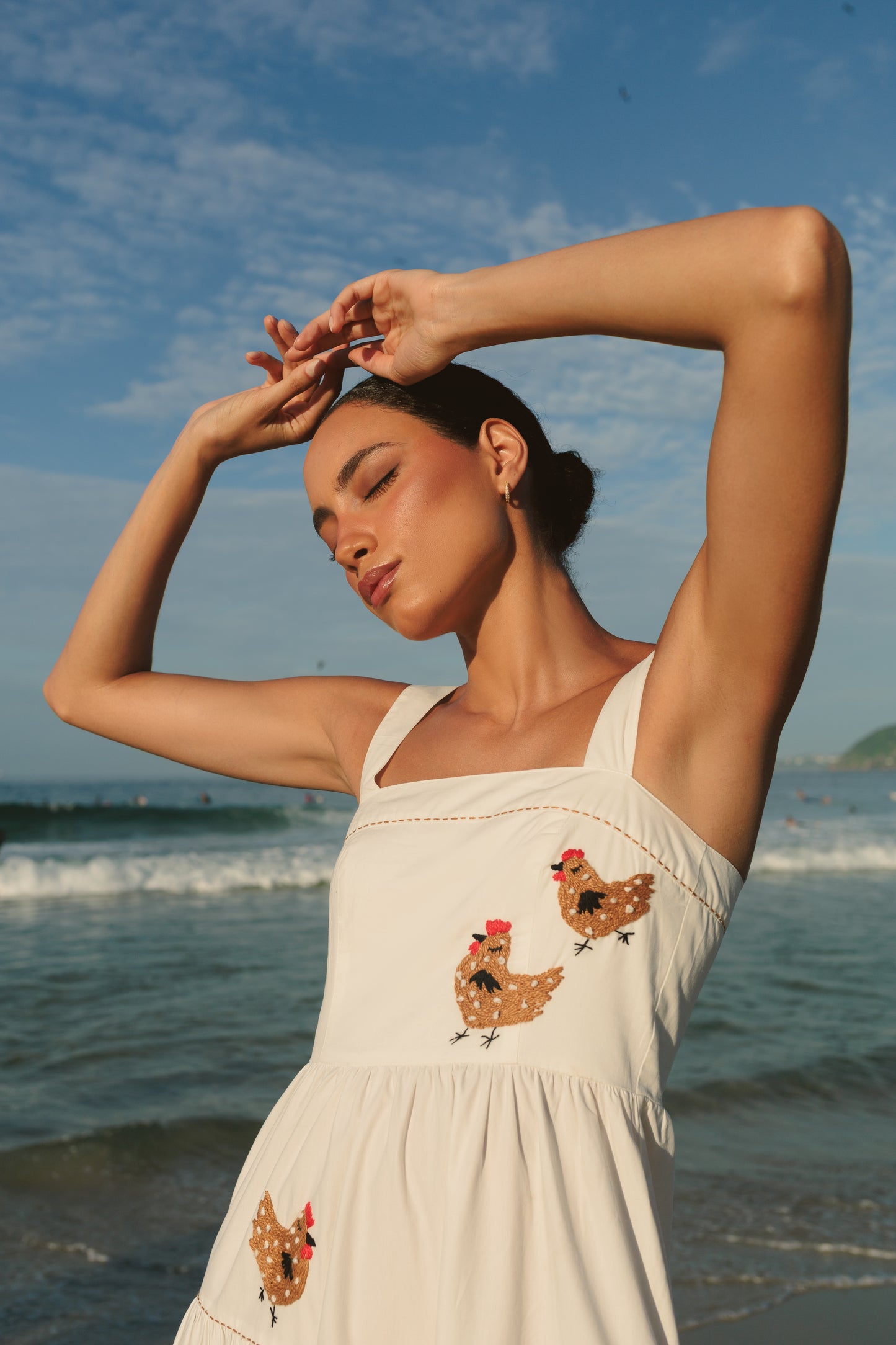 Vestido Amanda Galinha d'Angola - off