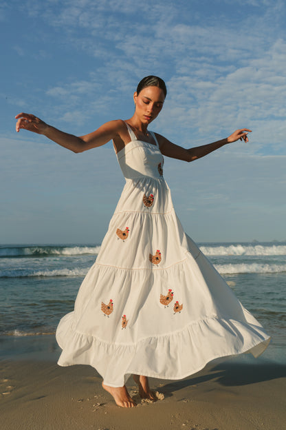 Vestido Amanda Galinha d'Angola - off