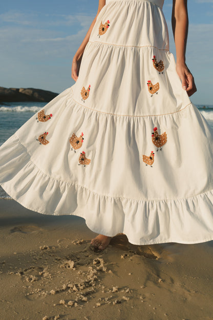 Vestido Amanda Galinha d'Angola - off