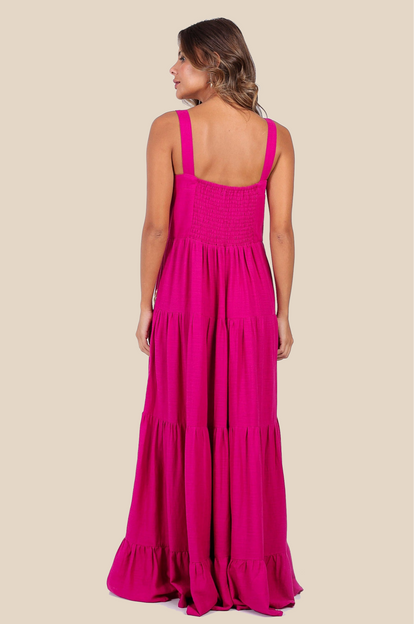 Vestido Amanda Sapatilha - pink