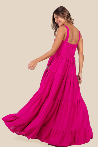 Vestido Amanda Sapatilha - pink