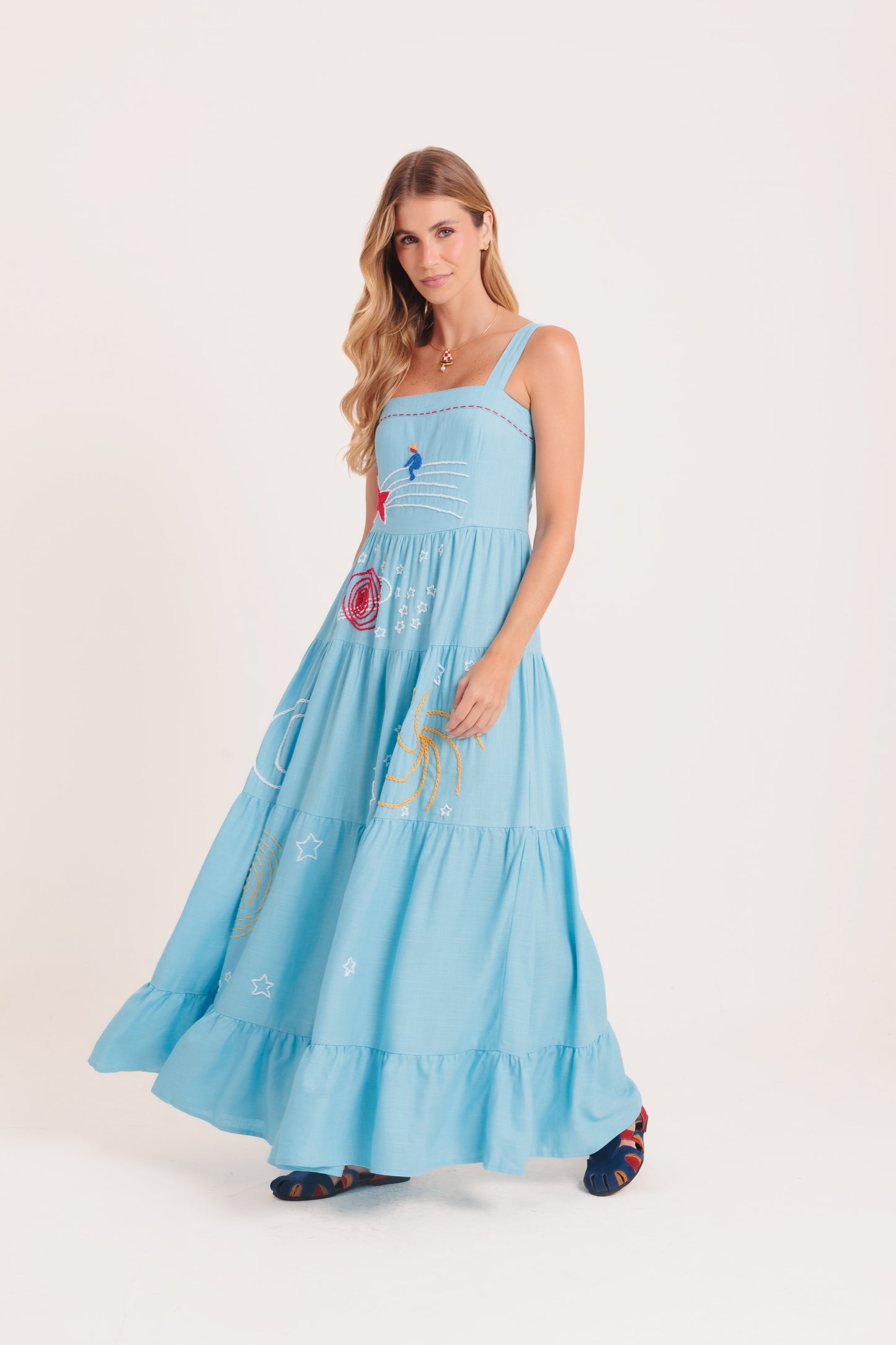 Vestido Amanda Astros - azul