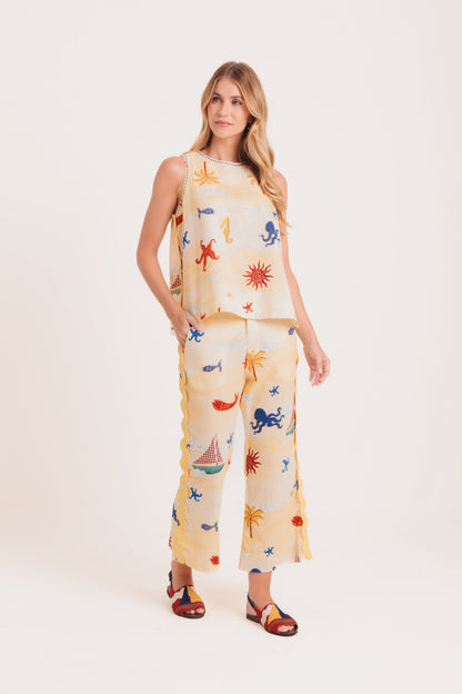 Blusa Travessia - manteiga
