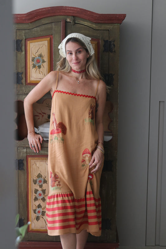 Vestido Manu - esquilo