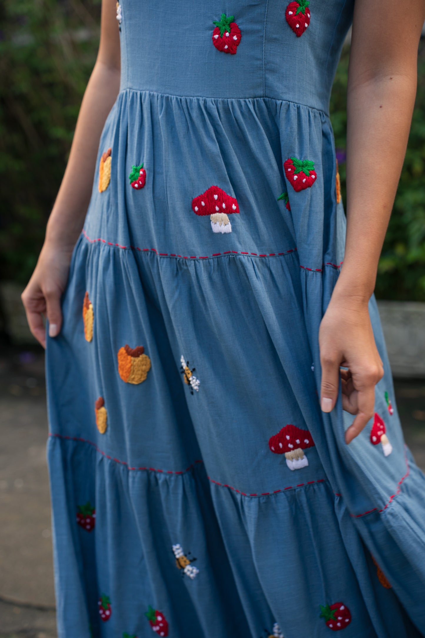 Vestido Amanda Doçura - azul