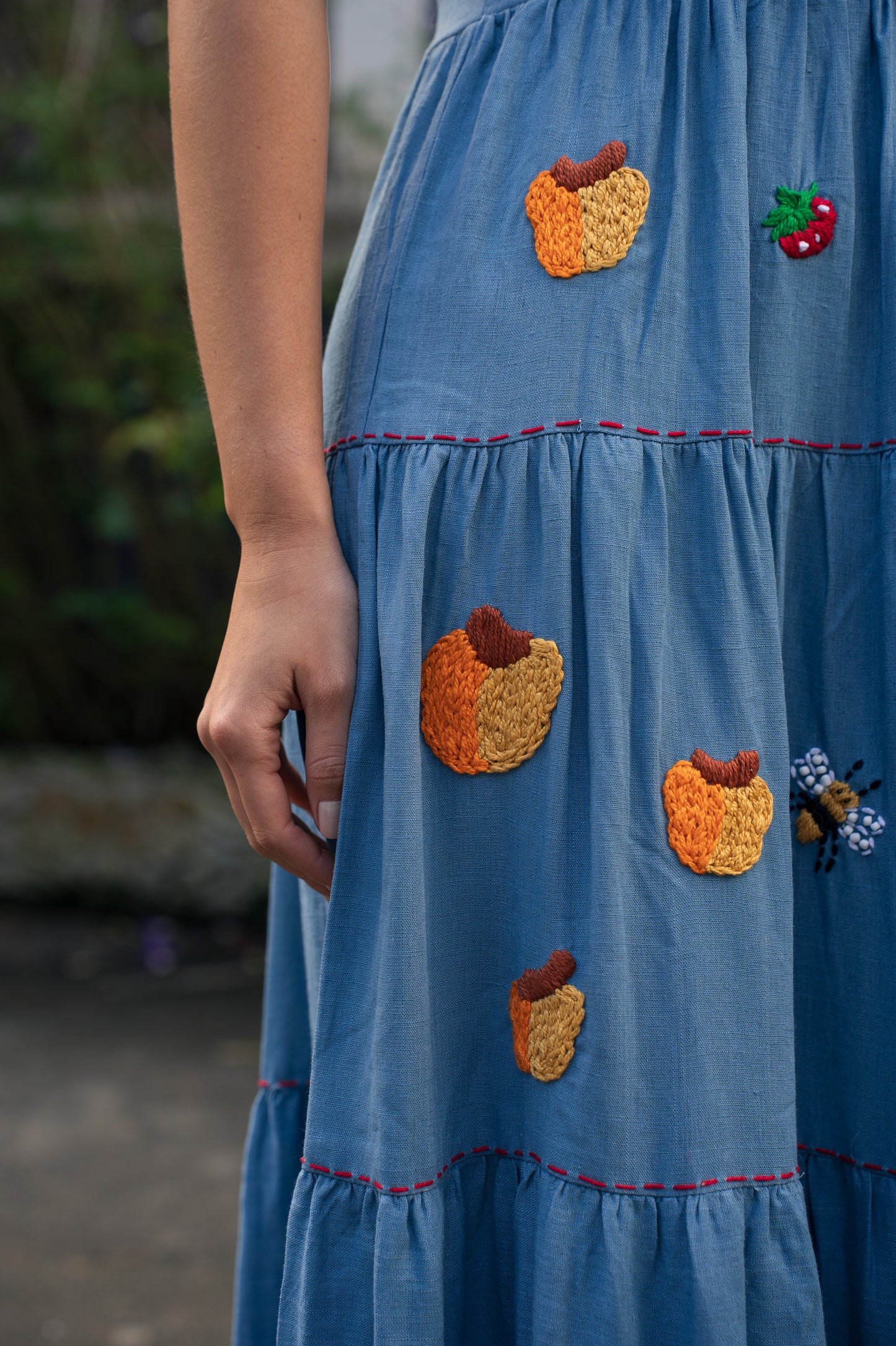 Vestido Amanda Doçura - azul