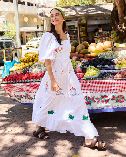 Vestido Amanda Nostalgia - branco