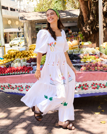 Vestido Amanda Nostalgia - branco