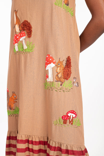 Vestido Manu - esquilo