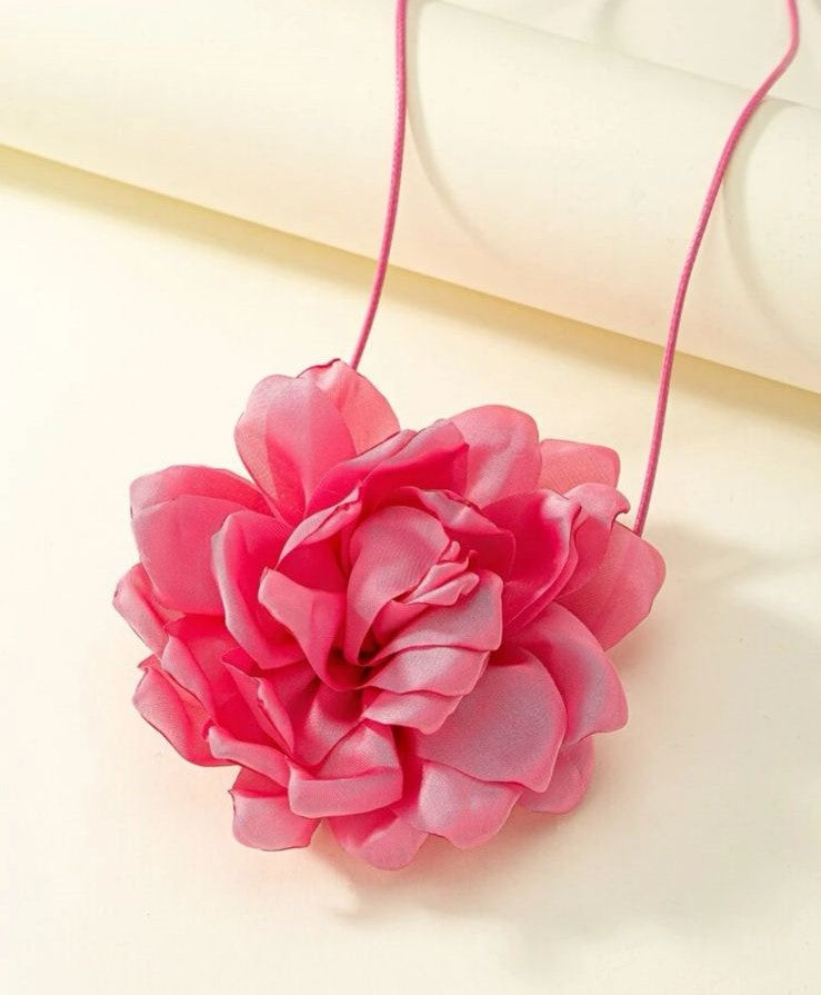 Gravatinha Flor - rosa