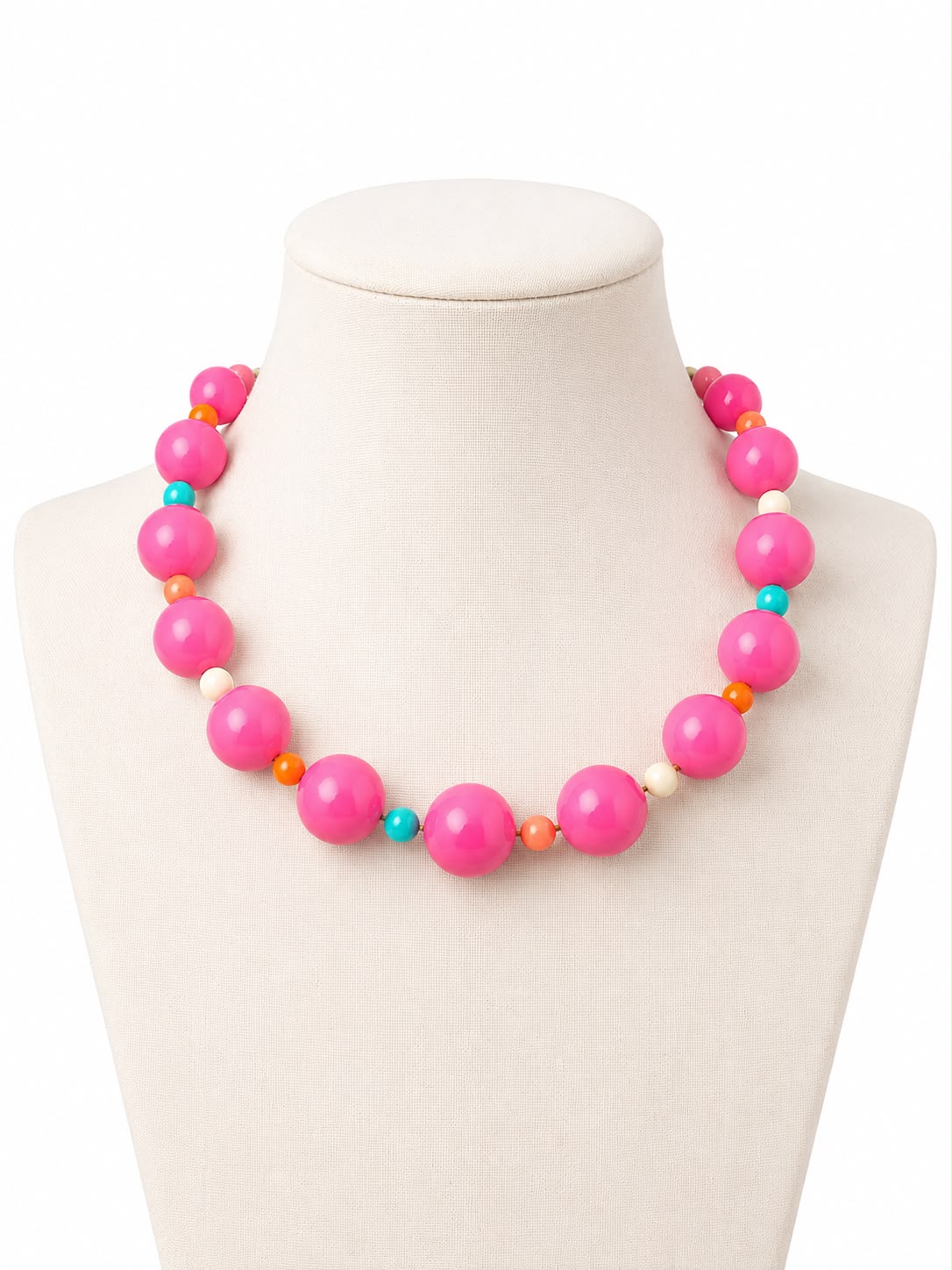 Acorn Choker - pink