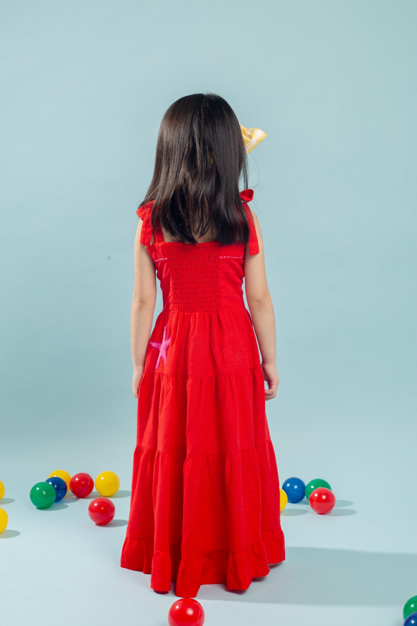 Vestido Amanda Estrela do Mar Mini - vermelho