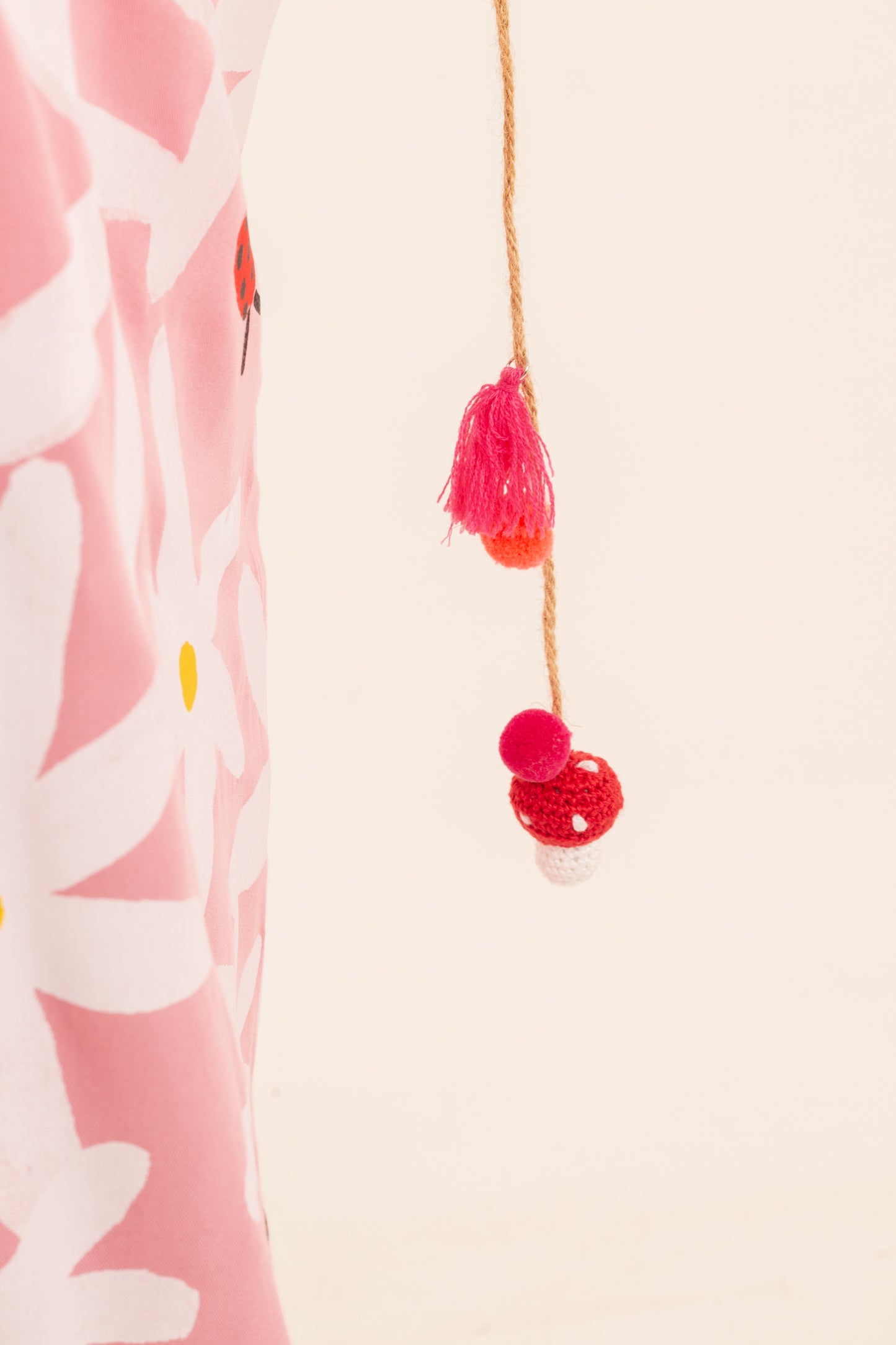 Vestido Pompom - rosa