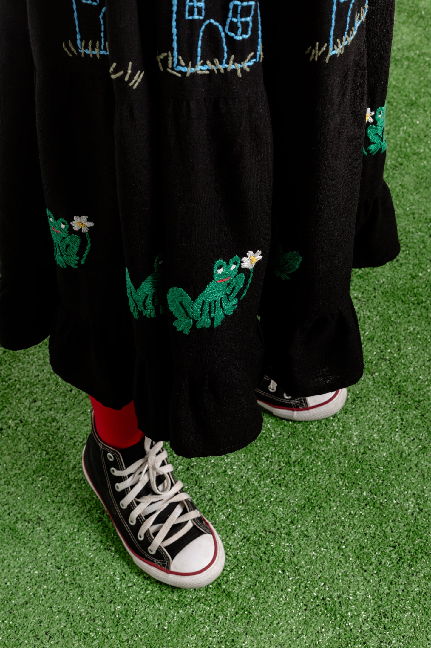 Vestido Amanda Nostalgia Mini - preto