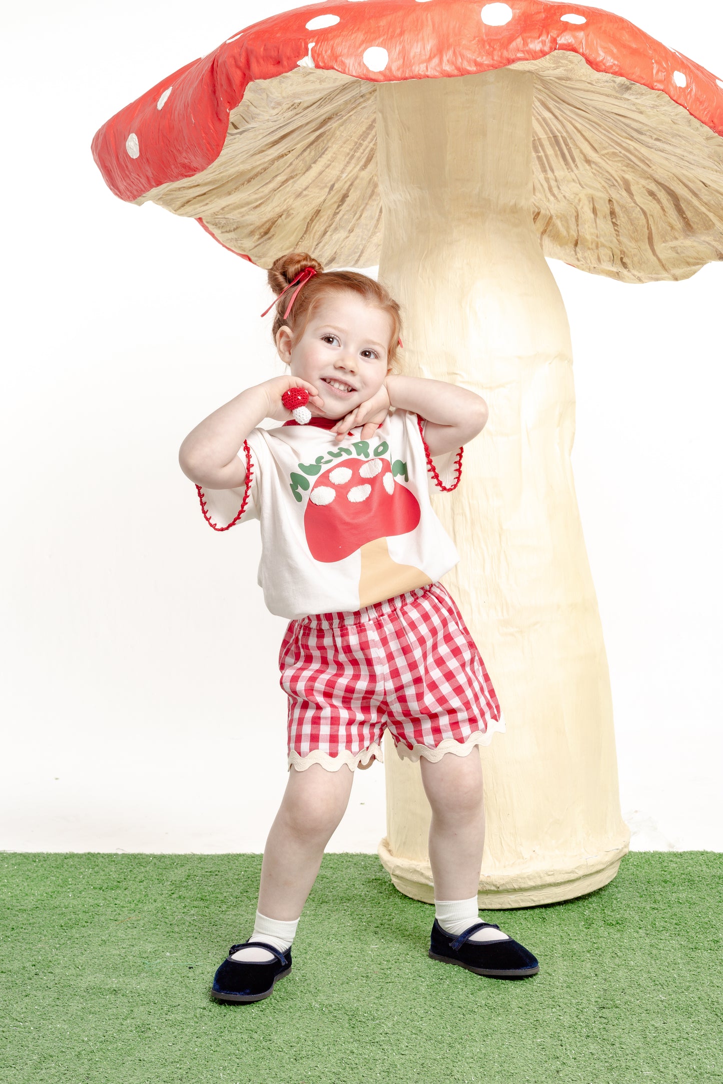 T-Shirt Cogumelo Mini - off