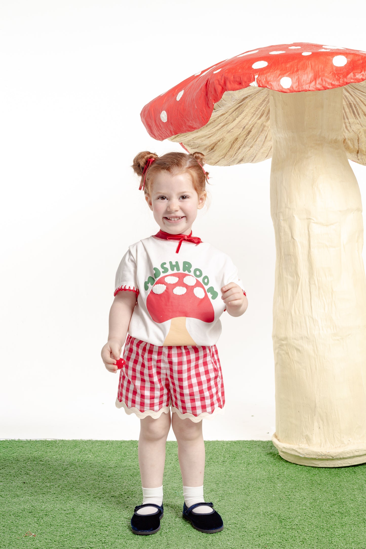 T-Shirt Cogumelo Mini - off