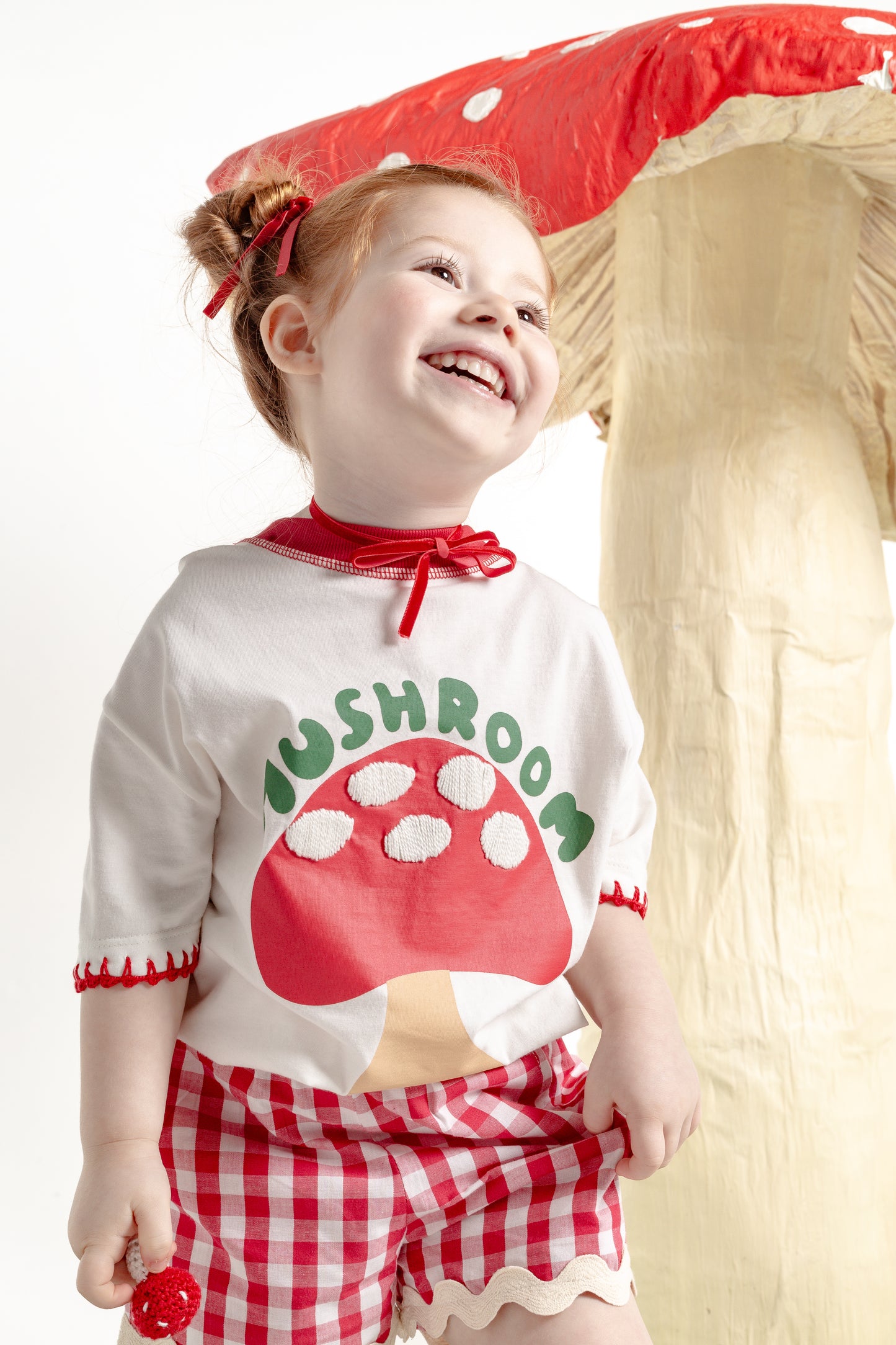 T-Shirt Cogumelo Mini - off