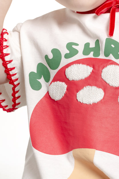 T-Shirt Cogumelo Mini - off