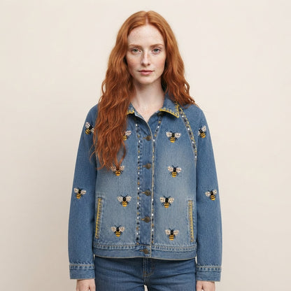 Jaqueta Abelhinhas - jeans