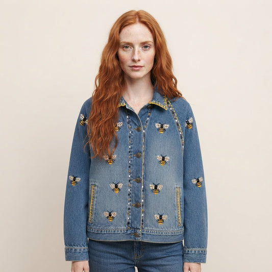 Jaqueta Abelhinhas - jeans