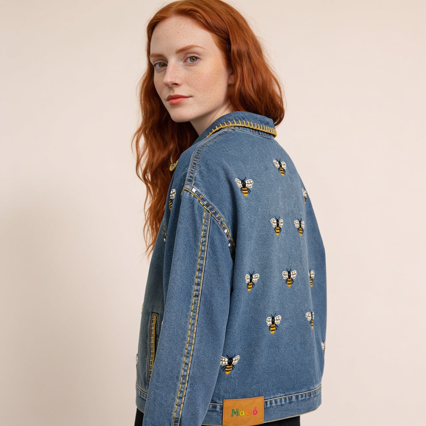 Jaqueta Abelhinhas - jeans