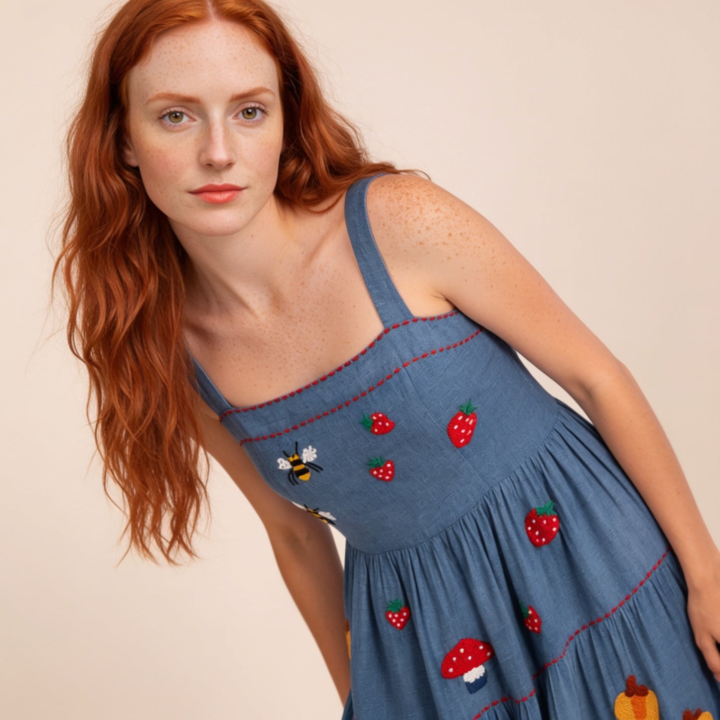 Vestido Amanda Doçura - azul