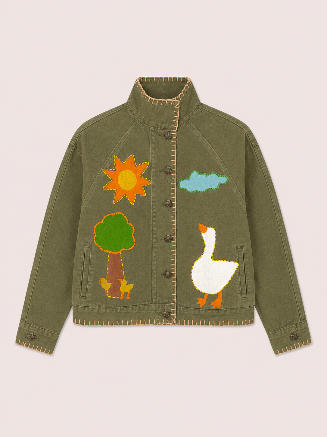 Jaqueta Entre Árvores - verde militar