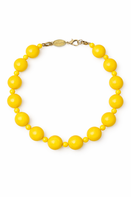 Choker Bolota P - amarelo