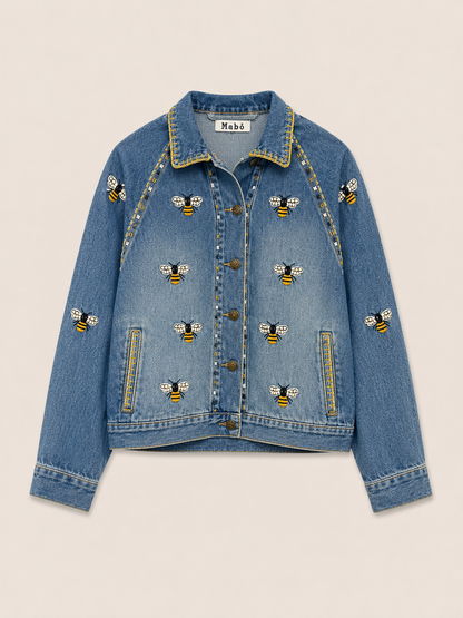 Jaqueta Abelhinhas - jeans