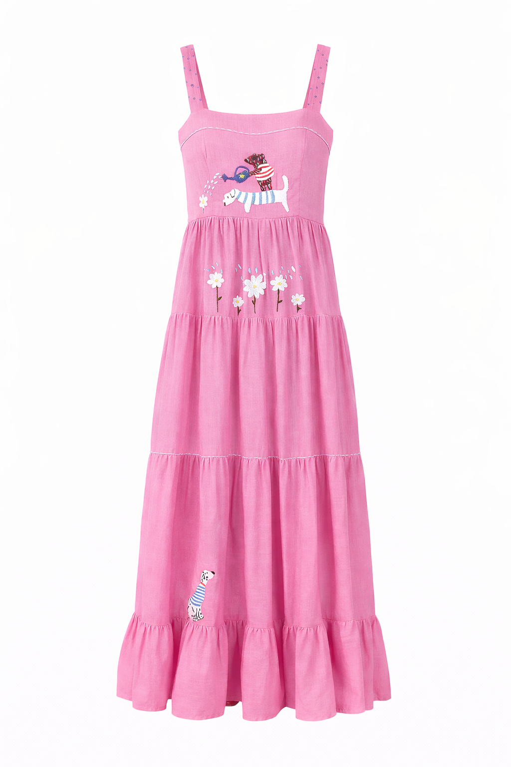 Vestido Amanda Cachorrinhos - rosa