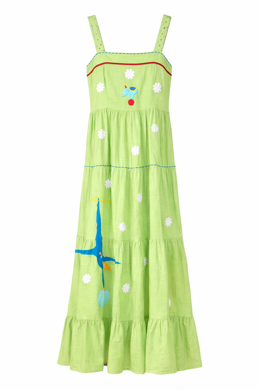 Vestido Amanda Circo - verde