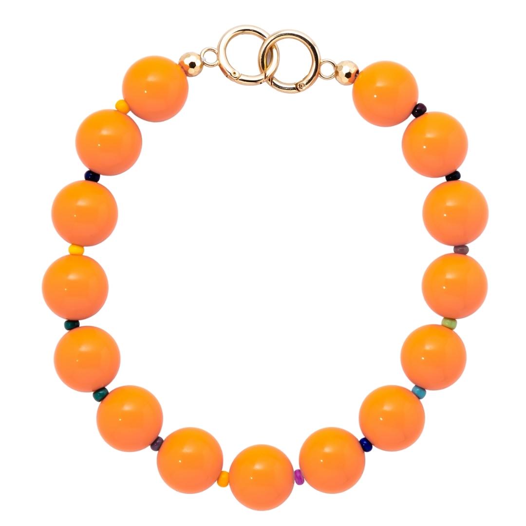 Choker Bolota - coral