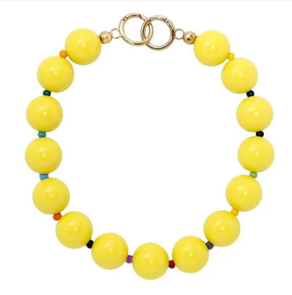 Choker Bolota - amarelo