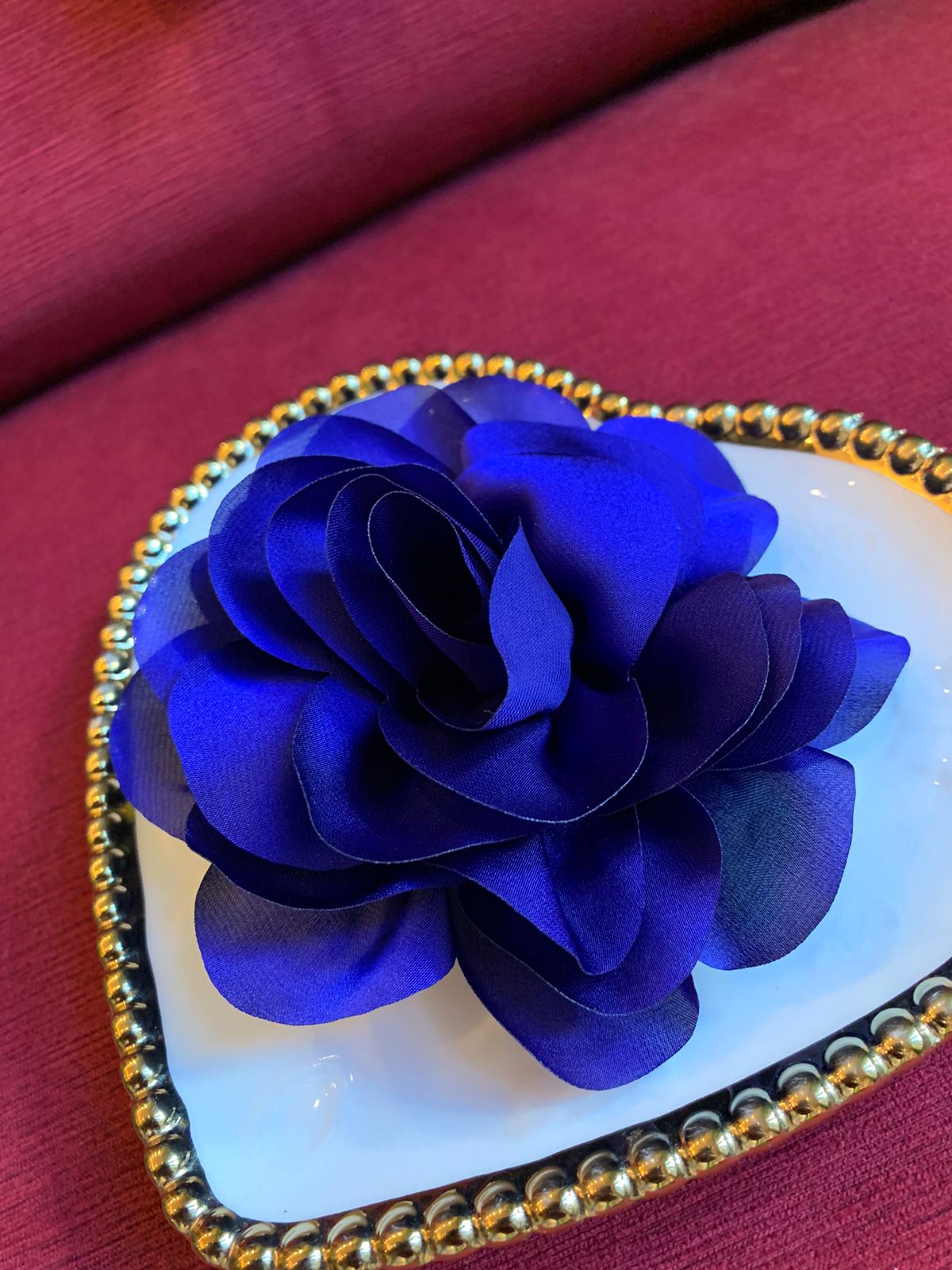 Gravatinha Flor - royal