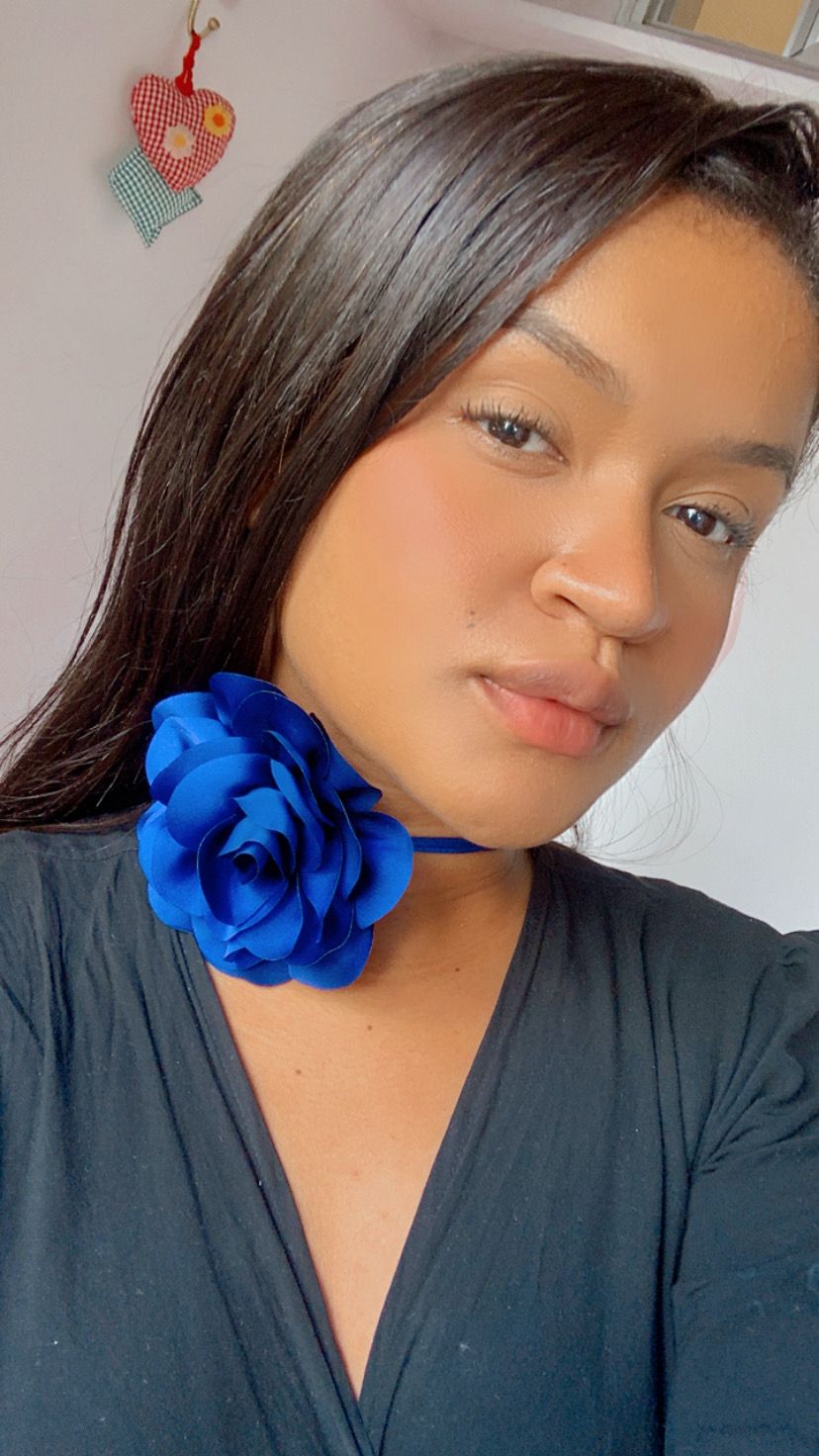 Gravatinha Flor - royal